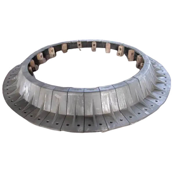 Kiln inlet outlet segment guard plate for rotary kiln - ZHILI foundry